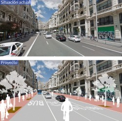 Nuevo proyecto de Carmena para la Gran Vía de Madrid - La Viña